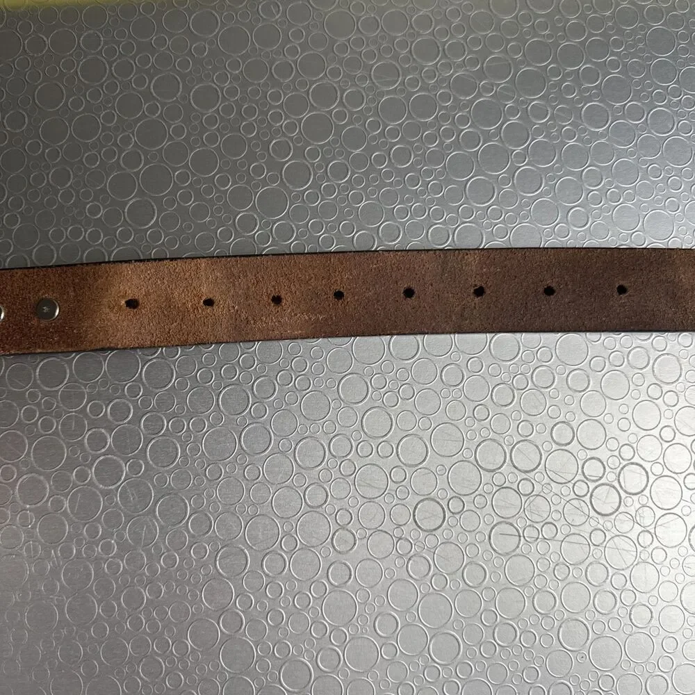 Oklahoma State University OSU Cowboys Leather Concho Belt Big & Tall - Size 50